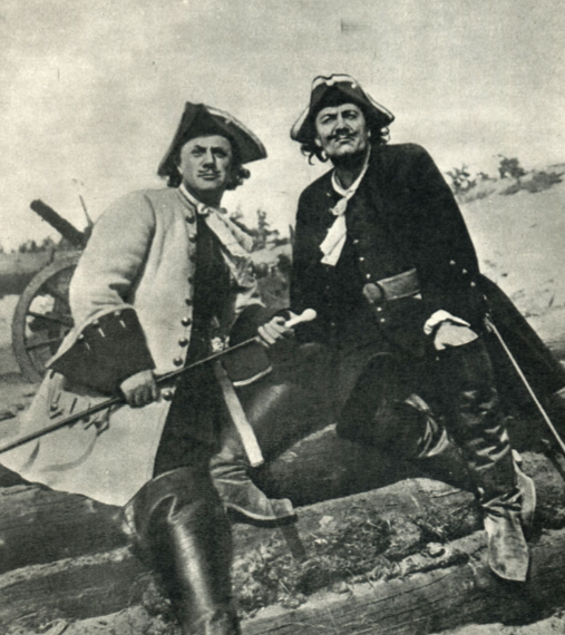 Меншиков и Пётр I кадр из фильма
