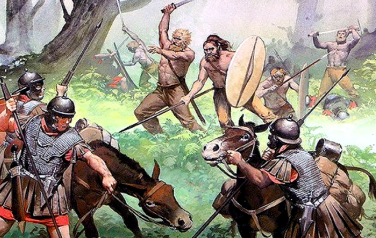 битва херусков с римлянами