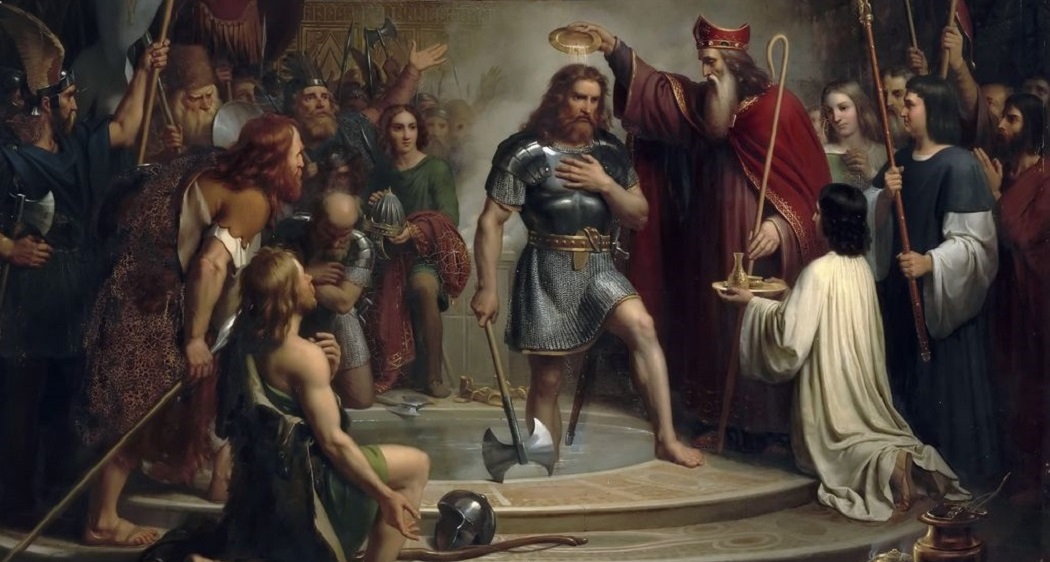 Легендарный король франков Хлодвиг I из династии Меровингов