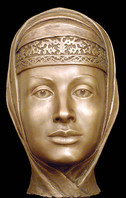 Скульптурный портрет Марфы Собакиной, восстановленный по черепу