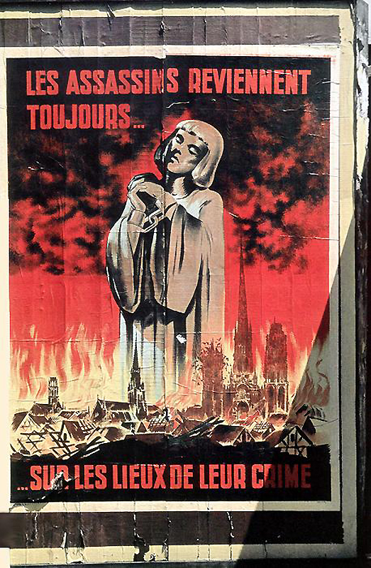 Плакат с Жанной д’Арк
