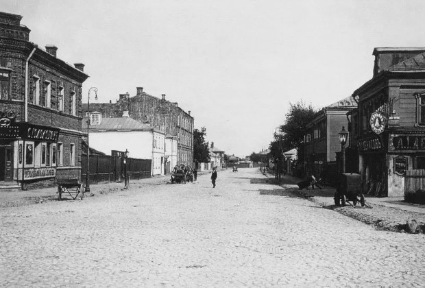 Конный переулок в 1920-е годы. Здесь преступник прятал тела жертв