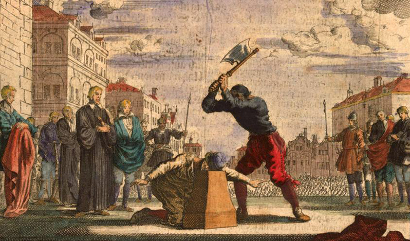 История наказания в россии. Публичная казнь в Лондоне 17 века.
