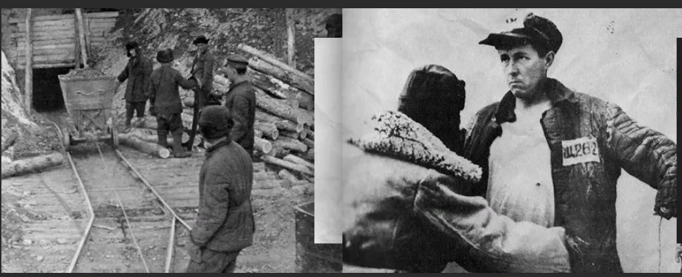 Репрессированные во время войны. Колымские сталинские лагеря. Концентрационные лагеря ГУЛАГ.